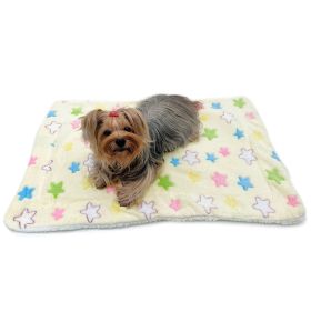 Ultra Plush Colorful Stars Blanket - L
