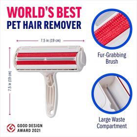 Reusable dog lint remover for furniture, sofas, carpets, car seats and bedding - Eco-friendly, portable