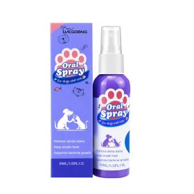 Yegbong Tooth Cleaning Spray For Dogs, Tooth Stains Fresh Breath Pets Oral Care Spray