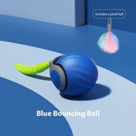 Electric Rolling Toy Ball for Pets, New Year Gift -Self Rotating Fun for Pets, USB Rechargeable Pet Toy, TPR Soft Gel, Safe Chew Material