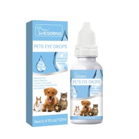 Yegbong Pet Eye Drops, Dogs Eye Cleaning Care Pet Eye Wash Tear Stain