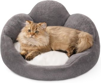 MEWOOFUN Small Dog Bed, Fluffy Dog Bed Washable Couch Bed, Cute Dog Bed, With Non Slip Bottom (Option: WP144)